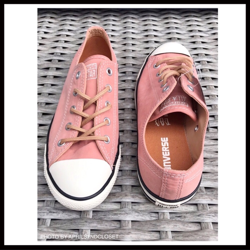 CONVERSE CHUCKS LO OX TOP DAINTY BRUSHED SNEAKERS - Picture 7 of 8